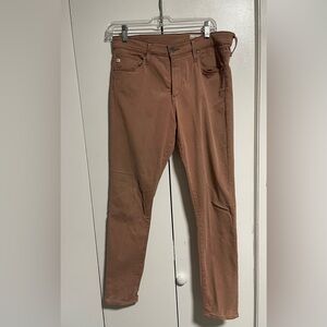 AG Adriano Goldschmied Women's Skinny Jeans in Brown